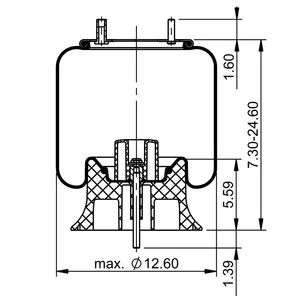ContiTech Air Spring / 1R12-480 / 9243 6854542 