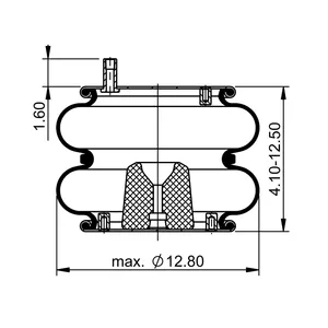 ContiTech Air Spring / 2B12-307 / 7403 6855664 