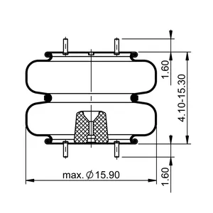 ContiTech Air Spring / 2B14-470 / 7782 6855610 