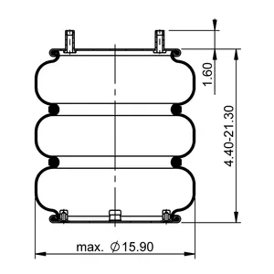 ContiTech Air Spring / 3B14-464 / 7862 6855726 