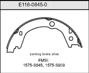 Bendix BRAKE SHOE 453718 