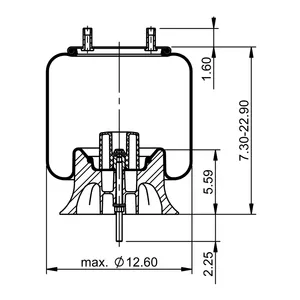 ContiTech Air Spring / 1R12-1048 / 9974 6856834 