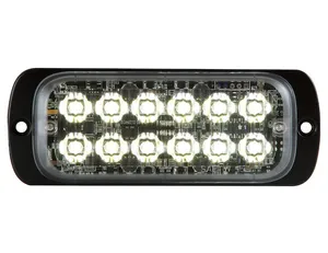 Buyers Products LIGHT,STROBE,4-1/2in,12-LED,CLEAR, 1575508 