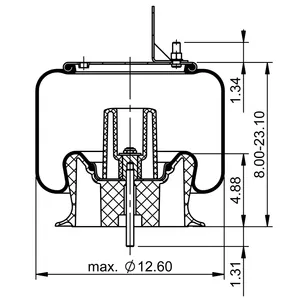 ContiTech Air Spring / 1R12-402 / 9297 6855766 