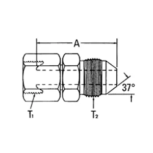 Eaton Adaptr Sae37   60 Deg F 2150738 