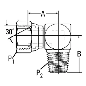 Eaton Adaptr Nptf/Npsm Steel 2156022 