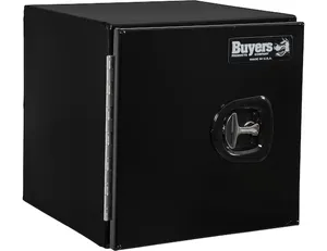 Buyers Products TOOLBOX BLK SMTH ALUM 24X24X24 SWG DR 1574060 