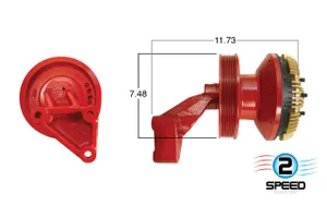 Kit Masters Reman Fan Clutch 3021904 