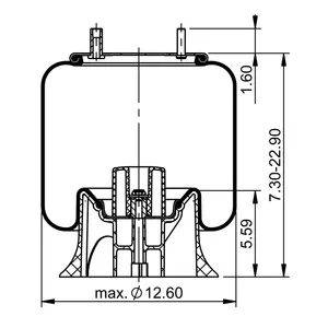 ContiTech Air Spring / 1R11-252 / 8903 6856152 