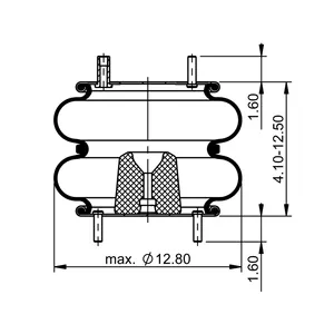 ContiTech Air Spring / 2B12-313 / 7405 6856978 