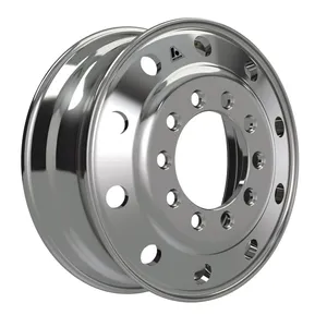 Accuride Stud Mount 24.5x8.25 10 HH Extra Polish Aluminum Wheel 343332 