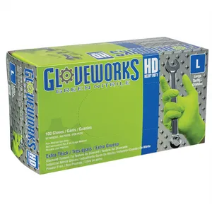 Ammex Gloves GLOVES HD GREEN 286640 