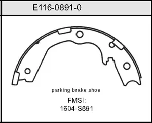 Bendix BRAKE SHOE 457798 