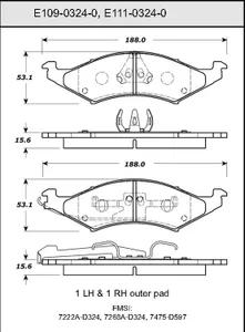 Bendix DISC PAD 459712 