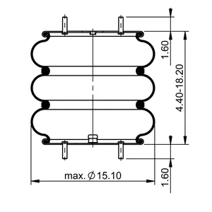 ContiTech Air Spring / 3B14-360 / 7800 6856024 