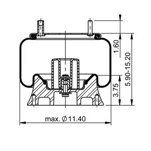 ContiTech Air Spring / 9 9-12 A 903 CT 6856580 