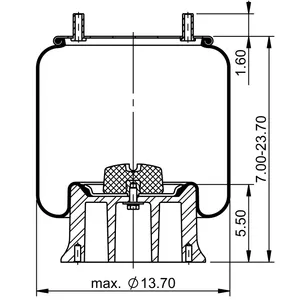 ContiTech Air Spring / 1R14-151 / 9804 6856750 