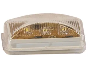 Buyers Products LIGHT MARKER 3LED CLEAR 2 5in RECT 1575390 