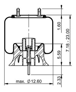 Automann Air Spring Rolling Lobe 365480 