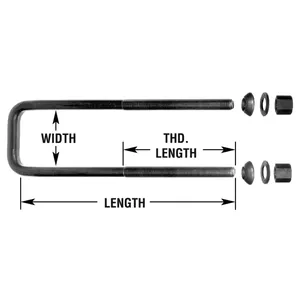 Meritor U-Bolt Assembly 2728595 
