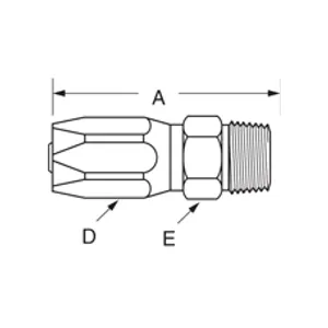 Eaton MALE PIPE RIGID 1421866 