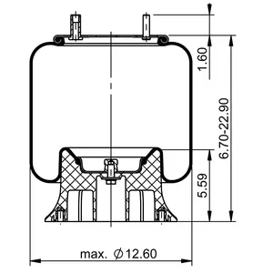 ContiTech Air Spring / 1R12-450 / 9342 6854950 