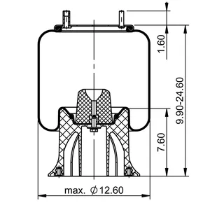 ContiTech Air Spring / 9 10-19 P 358 C 6856756 