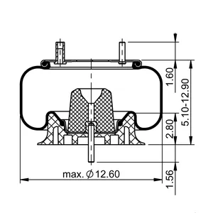 ContiTech Air Spring / 1R12-435 / 9307 6853552 