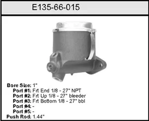 Bendix MASTER CYLINDER 460002 