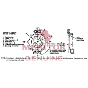 Meritor Brake Spider 2739866 