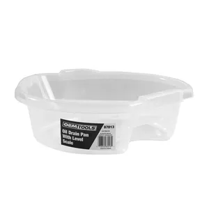 Great Neck Saw Oil Drain Pan with Level Scale 1984257 