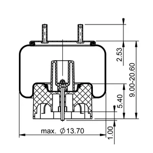 ContiTech Air Spring / 1R13-176 / 8713 6854806 