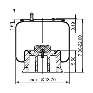 ContiTech Air Spring / 1R14-130 / 8778 6854544 