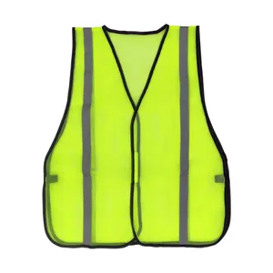 Armada Lime Green Polyester Mesh 1 Reflective Silver Stripe 1914502 