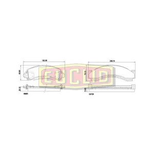 Euclid Disc Pad Set 762792 