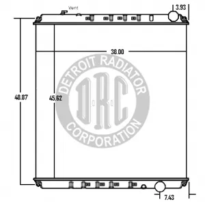 Detroit Radiator Freightliner 919804 