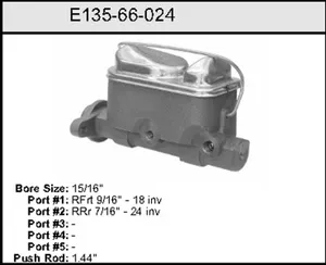 Bendix MASTER CYLINDER 457480 