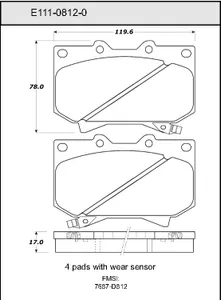 Bendix DISC PAD 448910 