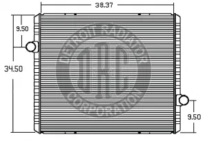 Detroit Radiator KENWORTH 1150126 