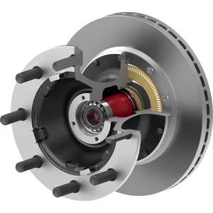 Conmet Iron Preset Hub/Rotor F08 Front Hub Med Duty HP8 ABS 2194083 