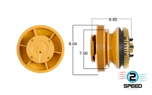 Kit Masters Reman Fan Clutch 3021287 