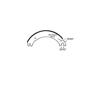 Haldex Brake Shoe Reman 2114683 