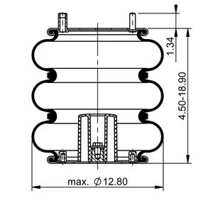 ContiTech Air Spring / 3B12-310 / 8027 6853550 