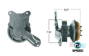 Kit Masters Reman Fan Clutch 3022613 