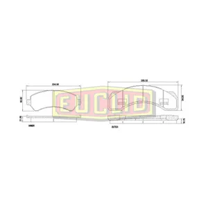 Euclid Disc Pad Set 762636 