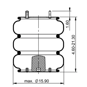 ContiTech Air Spring / 3B14-452 / 7850 6856286 