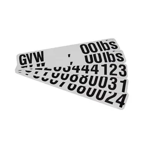 Armada Gross Vehicle Weight Decal Set GVW Numbering kit 1745503 