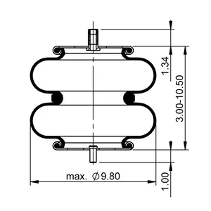 ContiTech Air Spring / FD 200-19 761 C 6856202 