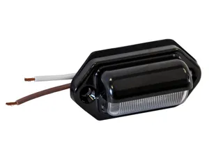 Buyers Products LIGHT 2in LICENSE PLATE 12V 2 LED BLACK 1574734 