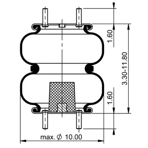 ContiTech Air Spring / FD 200-22 798 CT 6855902 